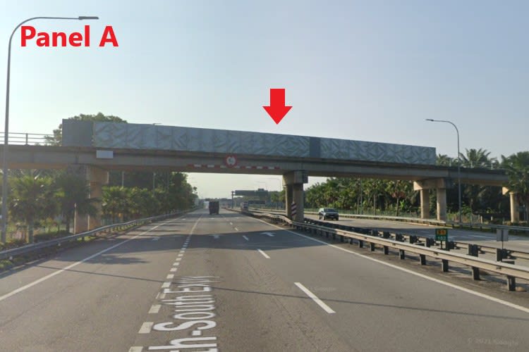 2 Panel Overhead Bridge Billboard at PLUS Highway KM182.15, Bagan Serai, Perak