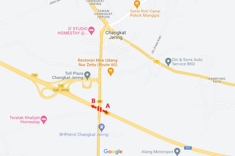 NSE KM221.4, Changkat Jering, Perak