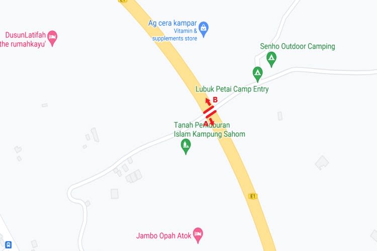 NSE Highway KM308, Jeram, Perak