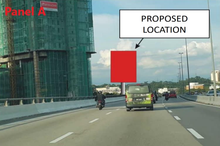 2 Sided Vertical Spectacular Billboard at NPE, Kuala Lumpur (Old Klang Road)