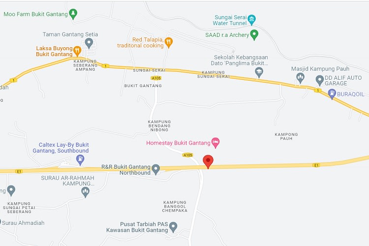 NSE KM 226.3 (NB), Padang Rengas, Perak (near R&R Bukit Gantang)