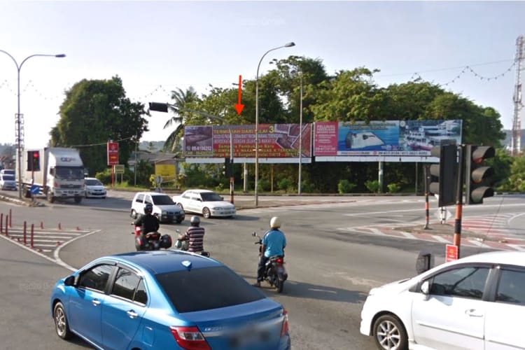 1 Sided Minipole Billboard at Simpang 3 Chendering 1, Jalan Permin Jaya, Kuala Terengganu, Terengganu