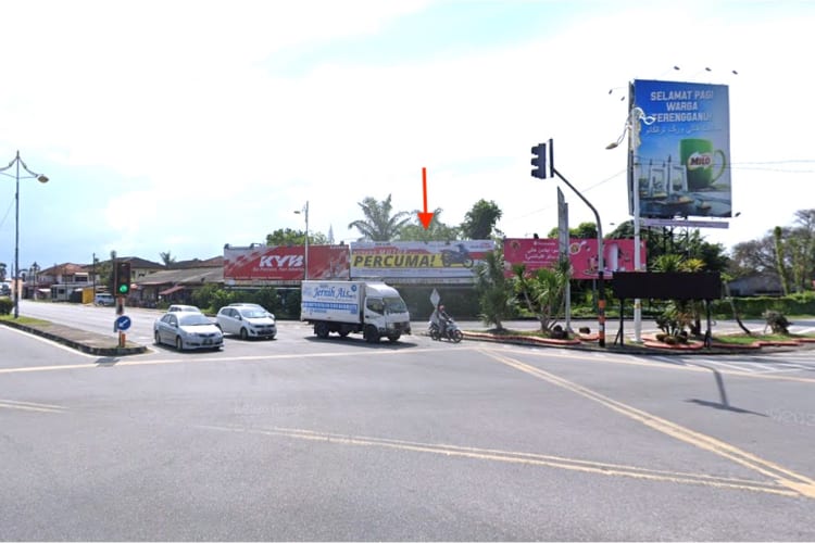 1 Sided Free Standing Billboard at Simpang 4 Jalan Tok Ku - Jalan Kota Bharu, Kuala Terengganu, Terengganu