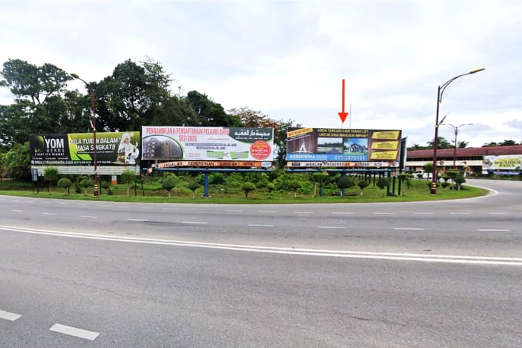 1 Sided Free Standing Billboard at Kampung Gong Kemuntong, Jerteh, Terengganu