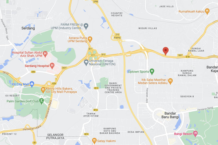 Jalan Sungai Ramal / SILK Highway, Kajang, Selangor