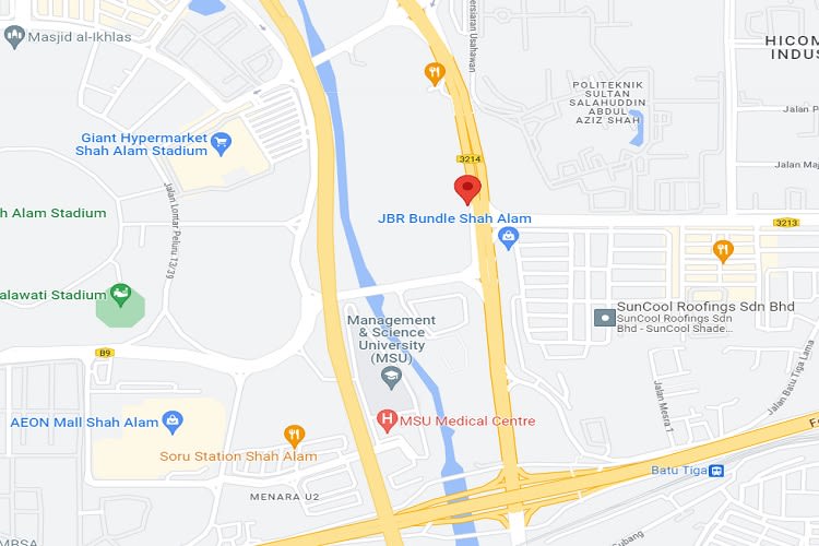 HICOM Glenmarie, T-Junction Jalan Persiaran Kerjaya / Jalan Subang, Shah Alam, Selangor
