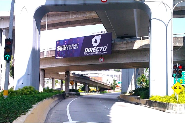 1 Panel Overhead Bridge Billboard at Persiaran Surian, Petaling Jaya, Selangor (near Kota Damansara MRT Station & Thomson Hospital)