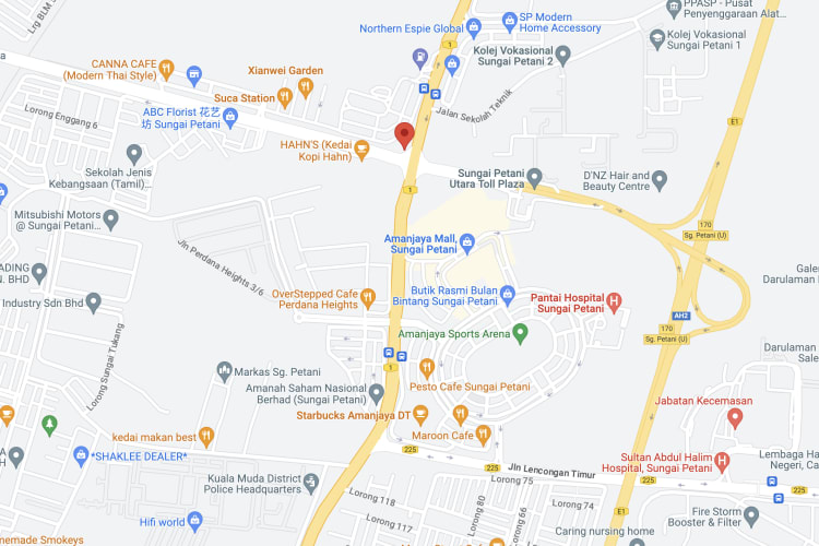 Jalan Badlishah / Jalan Lencongan Barat, Sungai Petani, Kedah (near Plaza Tol Sungai Petani Utara)