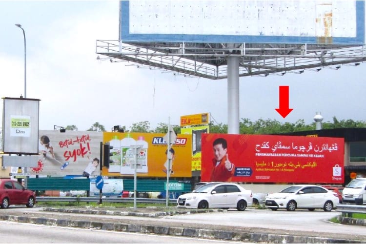 1 Panel Free Standing Billboard at Jalan Lencongan Barat / Jalan Permatang Gedong, Taman Sejati Indah, Sungai Petani, Kedah (near Plaza Tol Sungai Petani Selatan)