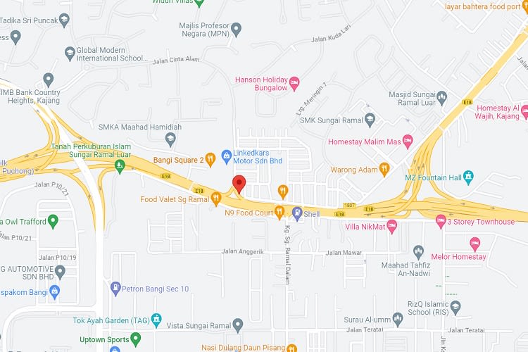 Jalan Sungai Ramal / SILK Highway, Kajang, Kuala Lumpur