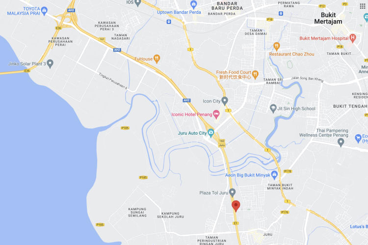 NSE KM 150, Juru, Simpang Ampat, Penang (near Juru Toll Plaza)