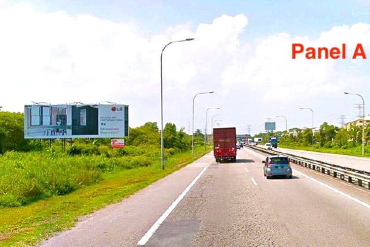 2 Sided Horizontal Spectacular Billboard at NSE KM 150, Juru, Simpang Ampat, Penang (near Juru Toll Plaza)