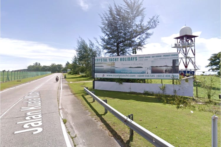 1 Panel Free Standing Billboard at Jalan Kuala Muda, Langkawi, Kedah (from Langkawi International Airport)