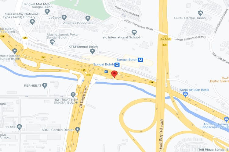 Jalan Kuala Selangor, Sungai Buloh, Selangor (next to KTM/MRT Sungai Buloh)