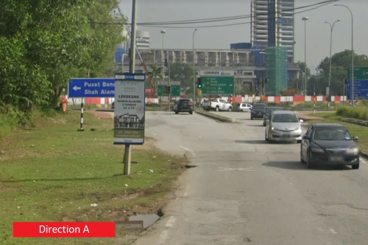 20 Panel Fixed Panel Street Bunting Billboard at Persiaran Akuatik, Seksyen 13, Shah Alam, Selangor