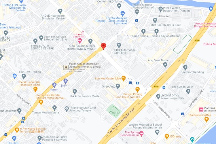 Jalan Jelutong / Jalan Sungai Pinang, Georgetown, Penang (to highway)