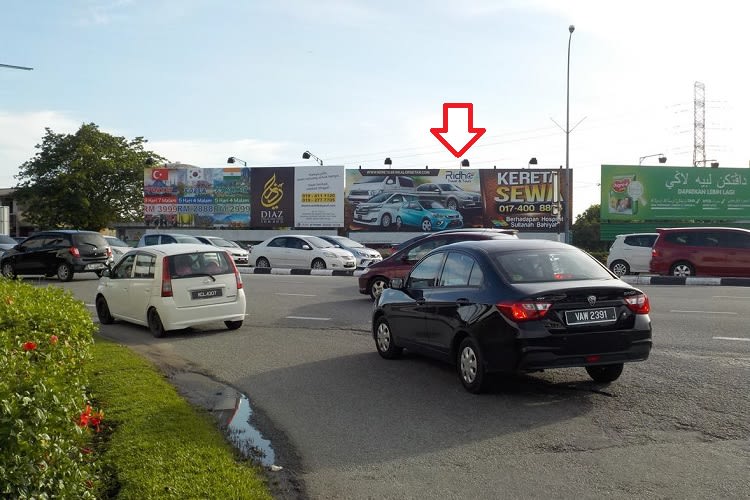 1 Sided Free Standing Billboard at Junction Jalan Gangsa / Sultanah Bahiyah Highway, Alor Setar, Kedah