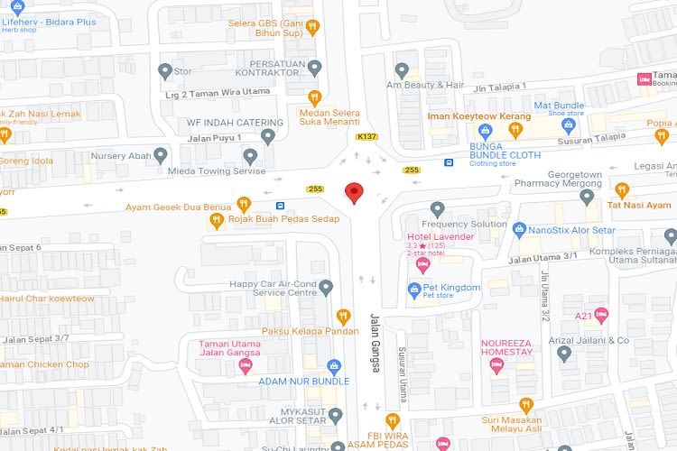 Junction Jalan Gangsa / Sultanah Bahiyah Highway, Alor Setar, Kedah