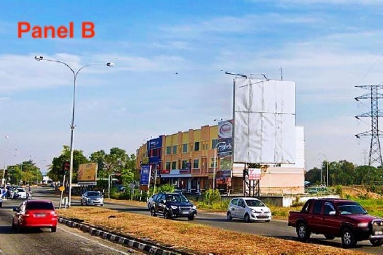 1 Sided Vertical Minipole Billboard at Sultanah Bahiyah Highway, Alor Setar, Kedah (in front Lotus's Mergong)