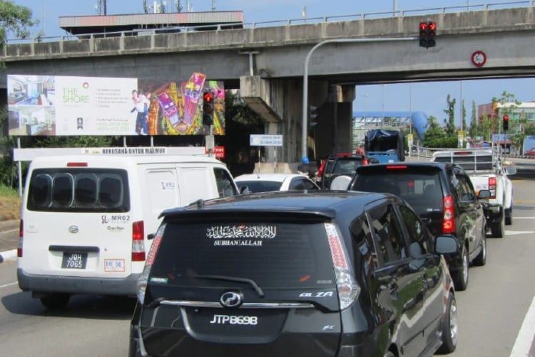 1 Panel Free Standing Billboard at Jalan Tangkak-Muar, Muar, Johor