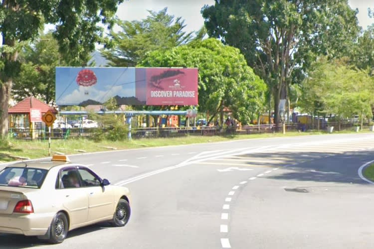 1 Panel Free Standing Billboard at Exit Jalan Lapangan Terbang Roundabout, Langkawi, Kedah