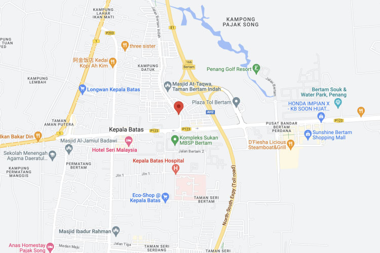 Jalan Bertam Indah, Kepala Batas, Penang