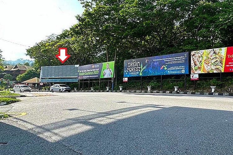 1 Panel Free Standing Billboard at Persiaran Putra, Langkawi, Kedah (infront Jetty Point [A])