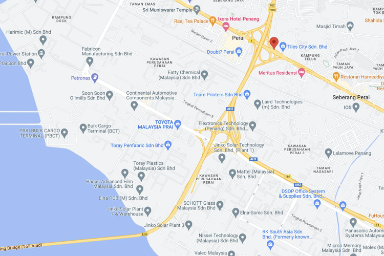 Jalan Baru, Perai, Penang (opposite Megamal Pinang)