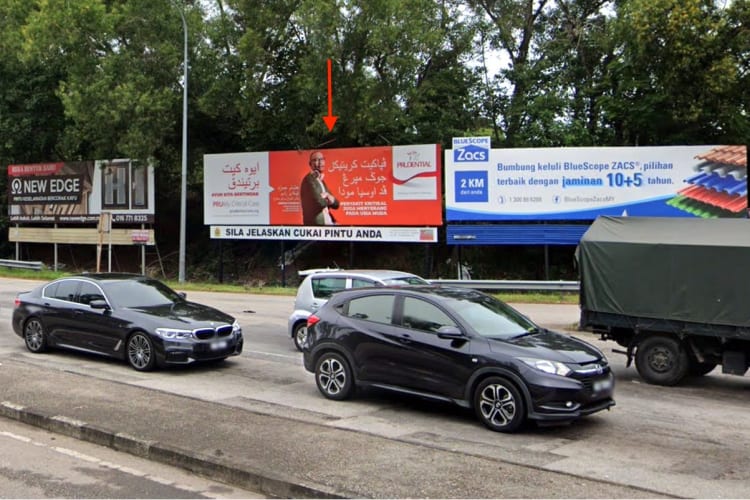 1 Panel Free Standing Billboard at Jalan Bakar Arang / Jalan Lencongan Barat, Sungai Petani, Kedah (near Exit Sungai Petani Selatan)