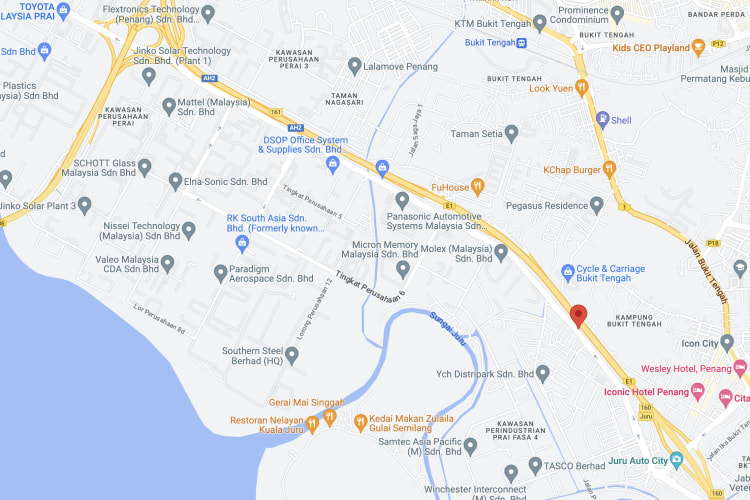 NSE KM142.7, Perai, Penang (before Juru AutoCity)