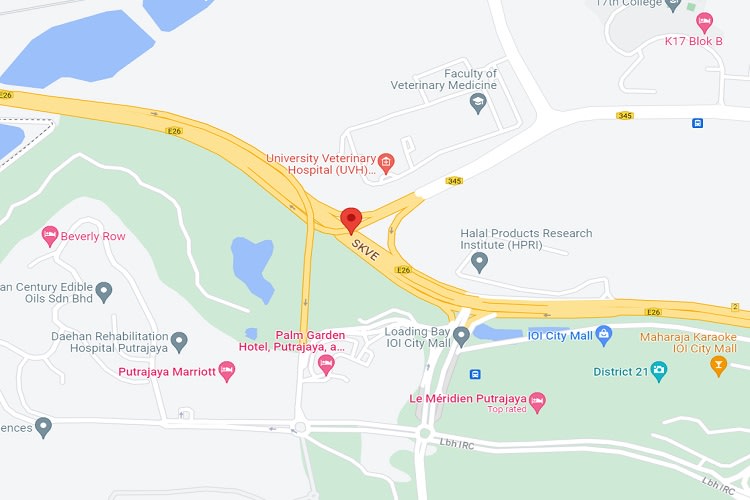 SKVE Highway KM2.9, Putrajaya, Selangor (near IOI City Mall)