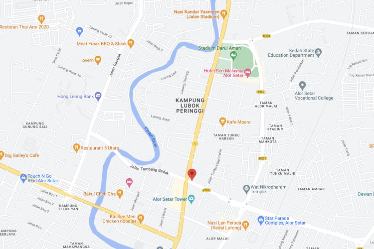 Darul Aman Highway - Jalan Teluk Wanjah, Alor Setar, Kedah (in front of Aman Central Mall)