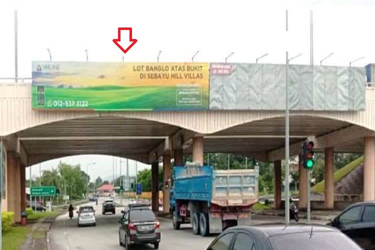 1 Sided Overhead Bridge Billboard at Jalan Cheras / Jalan Cheras - Kajang Expressway, Kajang, Selangor (A)