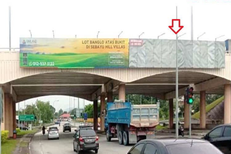 1 Sided Overhead Bridge Billboard at Jalan Cheras / Jalan Cheras - Kajang Expressway, Kajang, Selangor (B)