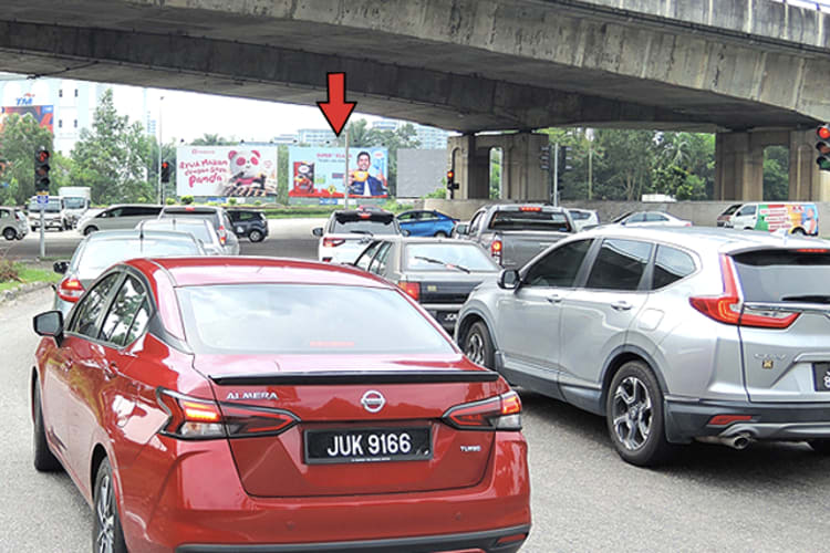 1 Panel Free Standing Billboard at Jalan Kota Tinggi / Pasir Gudang Highway, Johor Bahru, Johor