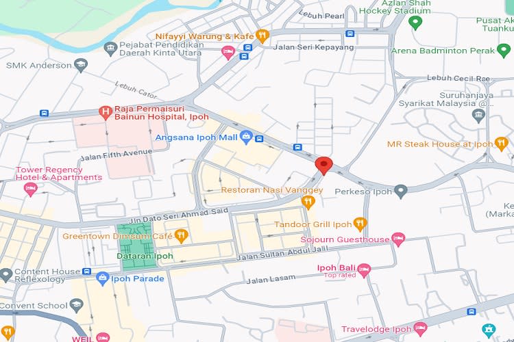 Jalan Raja Ashman Shah (Jalan Hospital) / Jalan Dato' Seri Ahmad Said, Ipoh, Perak (Near Angsana Ipoh Mall)