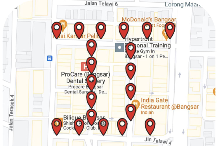 Jalan Telawi, Bangsar, Kuala Lumpur