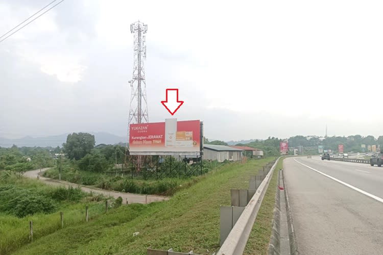 1 Sided Spectacular Billboard at NSE Highway KM440.0, Rawang, Selangor