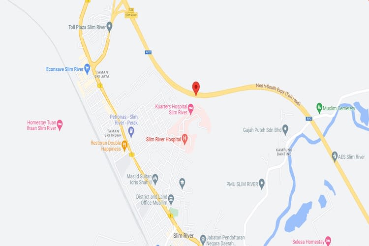 NSE Highway KM301.60, Slim River, Perak