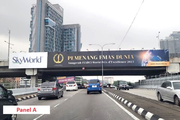 2 Sided Overhead Bridge Billboard at MRR2 Highway KM 33.9 / Jalan Cheras, Cheras, Kuala Lumpur