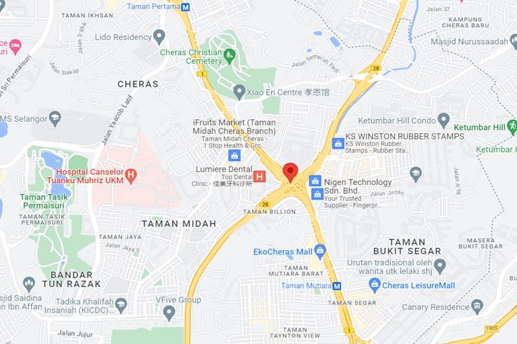 MRR2 Highway KM 33.9 / Jalan Cheras, Cheras, Kuala Lumpur