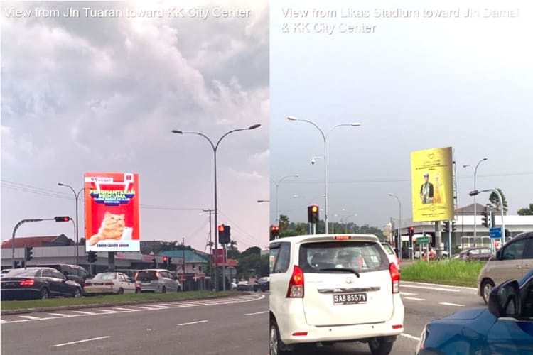 Jalan Damai / Jalan Tuaran, Likas, Kota Kinabalu, Sabah