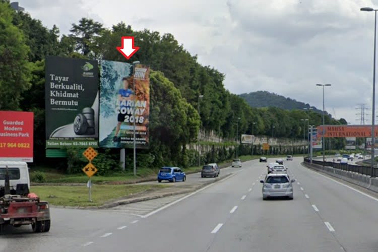 1 Sided Minipole Billboard at LDP Highway KM0.81, Bandar Menjalara, Petaling Jaya, Selangor (Near Bandar Menjalara Enterance)