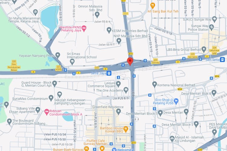 Federal Highway KM28.2 / LDP Highway, Petaling Jaya, Selangor (Near KTM Setia Jaya)