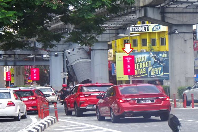 18 Panel Digital Street Bunting Billboard at Jalan Tuanku Abdul Rahman, Kuala Lumpur