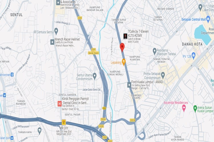 Jalan Gombak, Gombak, Kuala Lumpur (Near Masjid Jamek Saad)