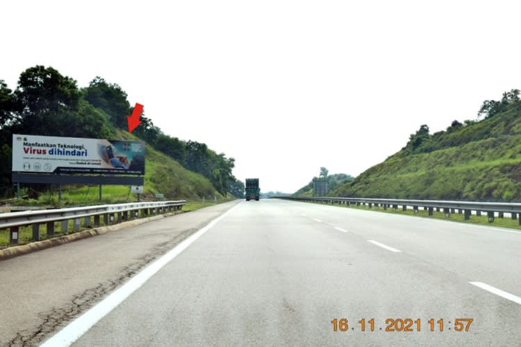 1 Sided Free Standing Billboard at East Coast Expressway KM 164.20, Maran, Pahang