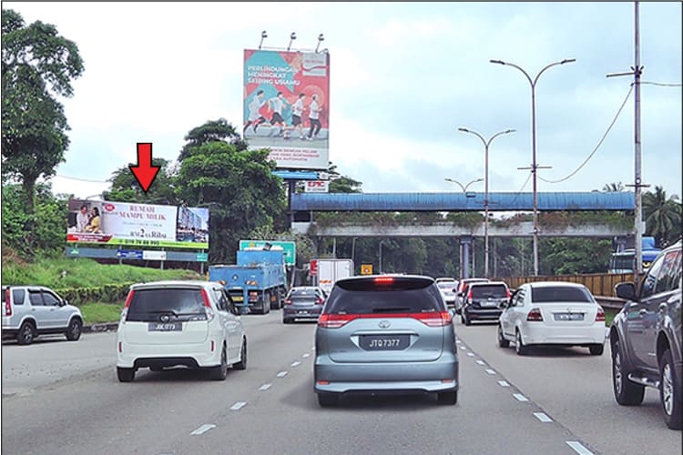 1 Panel Free Standing Billboard at Jalan Pandan, Johor Bahru, Johor (after Shell)