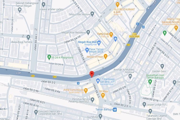 LDP Highway KM10.4, Petaling Jaya, Selangor (near Bomba SS2 [A])