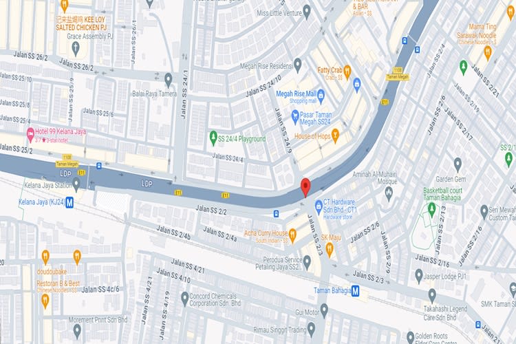 LDP Highway KM10.4, Petaling Jaya, Selangor (near Bomba SS2 [B])